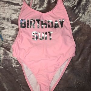 PINK ONE-PIECE SWIMSUIT